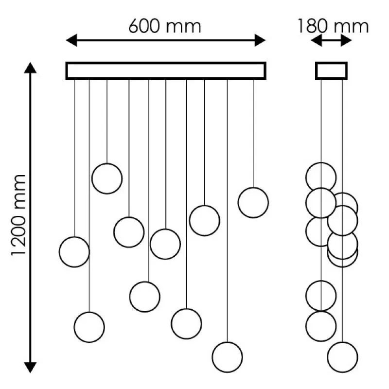 Plafonnier suspension led 22w luminaire moderne 1760 lumens télécommande cct
