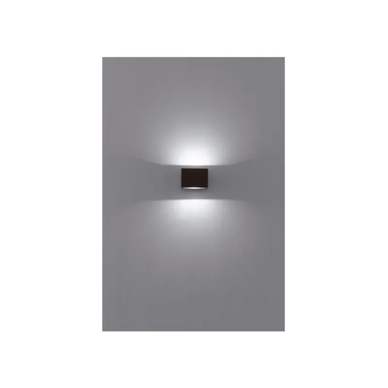 applique-murale-exterieur-noire-design-double-eclairage-led-12w-etanche-180mm