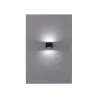 applique-murale-exterieur-noire-design-double-eclairage-led-12w-etanche-180mm