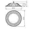 Gamelle industrielle HIBO cloche LED 150W-4000k Projecteur