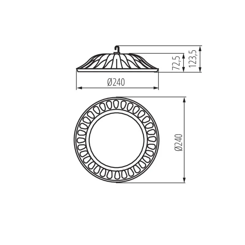 Projecteur LED Industriel 50W IP65 4750 lm – Éclairage Entrepôt et Atelier