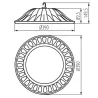 Projecteur LED Industriel 150W IP65 20000 lm – Éclairage Entrepôt et Atelier