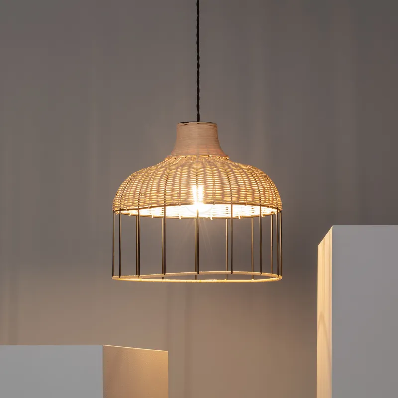 suspension-luminaire-suspendu-cage-metal-et-rotin-culot-e27