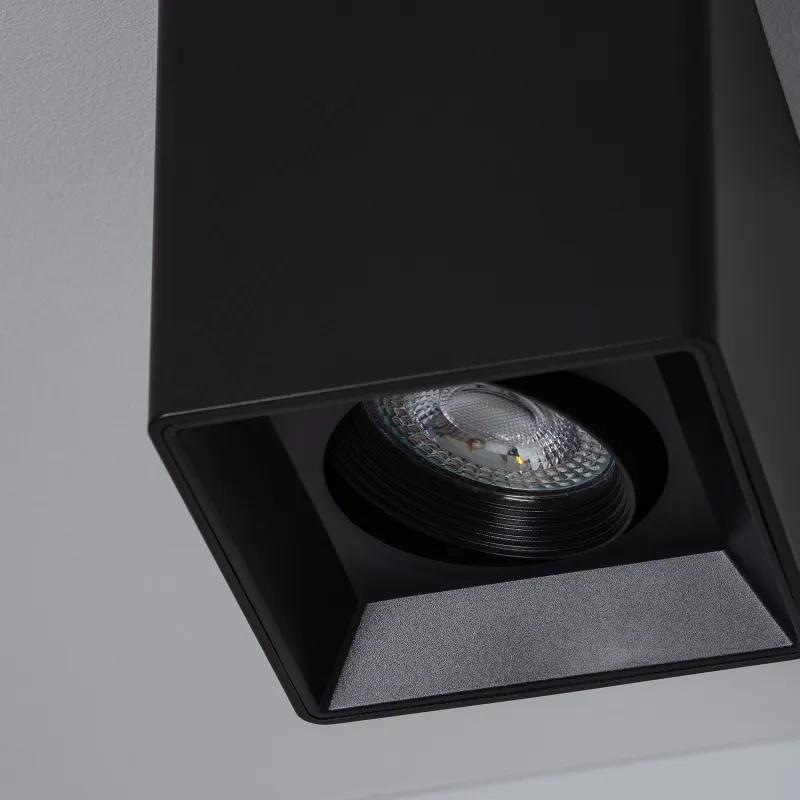 plafonnier-carre-noir-ampoule-5w-led-gu10-220v