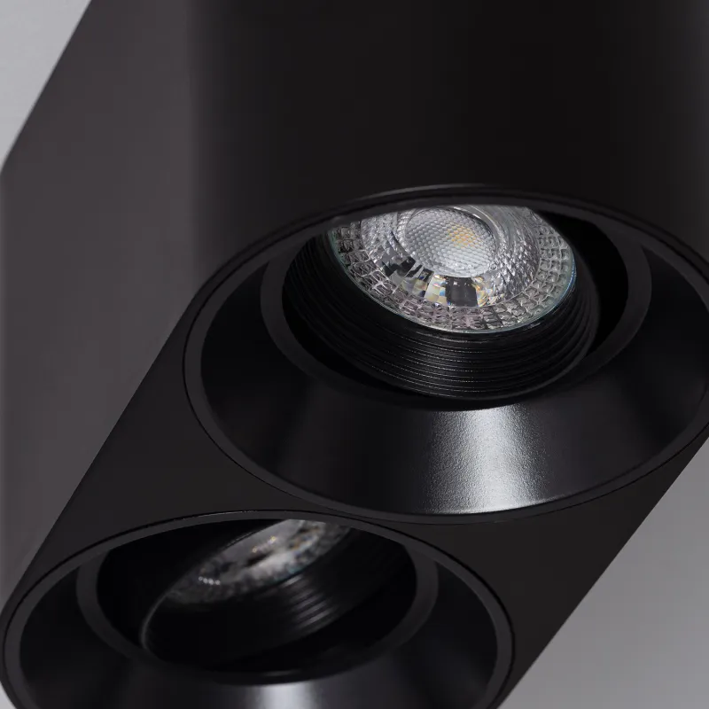 plafonnier-noir-double-ampoule-10w-led-gu10-220v