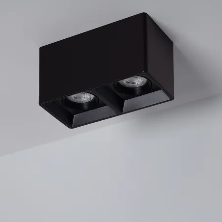 plafonnier-noir-double-ampoule-10w-led-gu10-220v