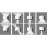 applique-exterieure-murale-cube-ip54-led-12w-clapet