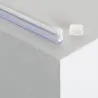 1m profilé plastique pvc pour ruban led neon flexible monochrome 360