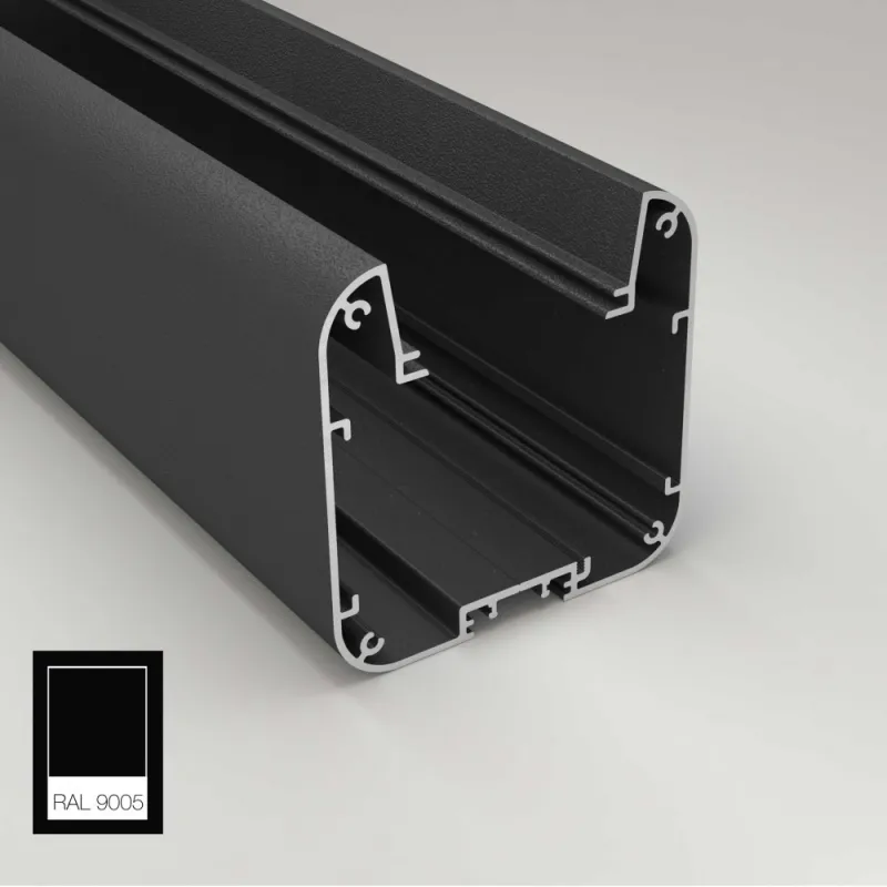 suspension-barre-noire-profile-led-50cm-100cm-150cm-200cm