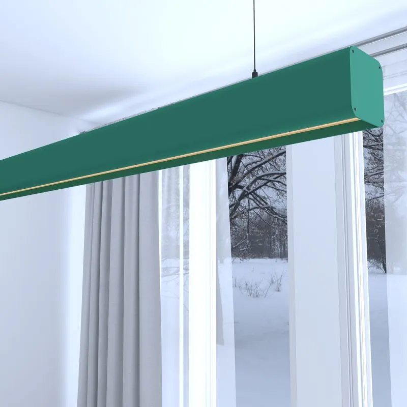suspension-barre-verte-profile-led-50cm-100cm-150cm-200cm
