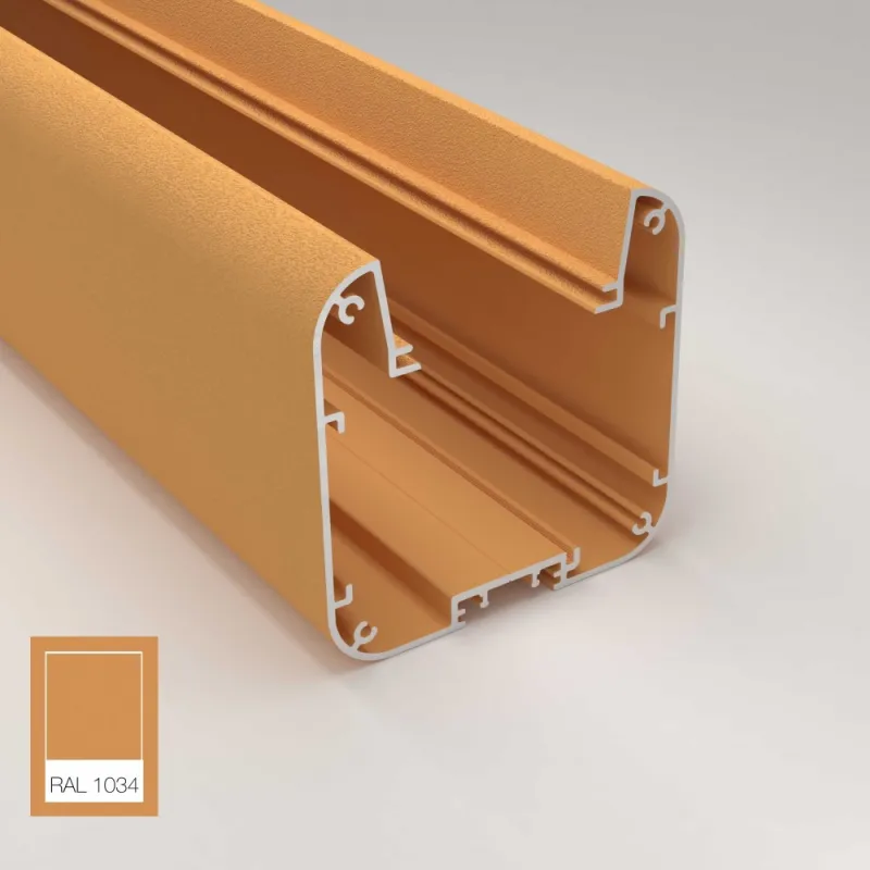 suspension-barre-jaune-profile-led-50cm-100cm-150cm-200cm