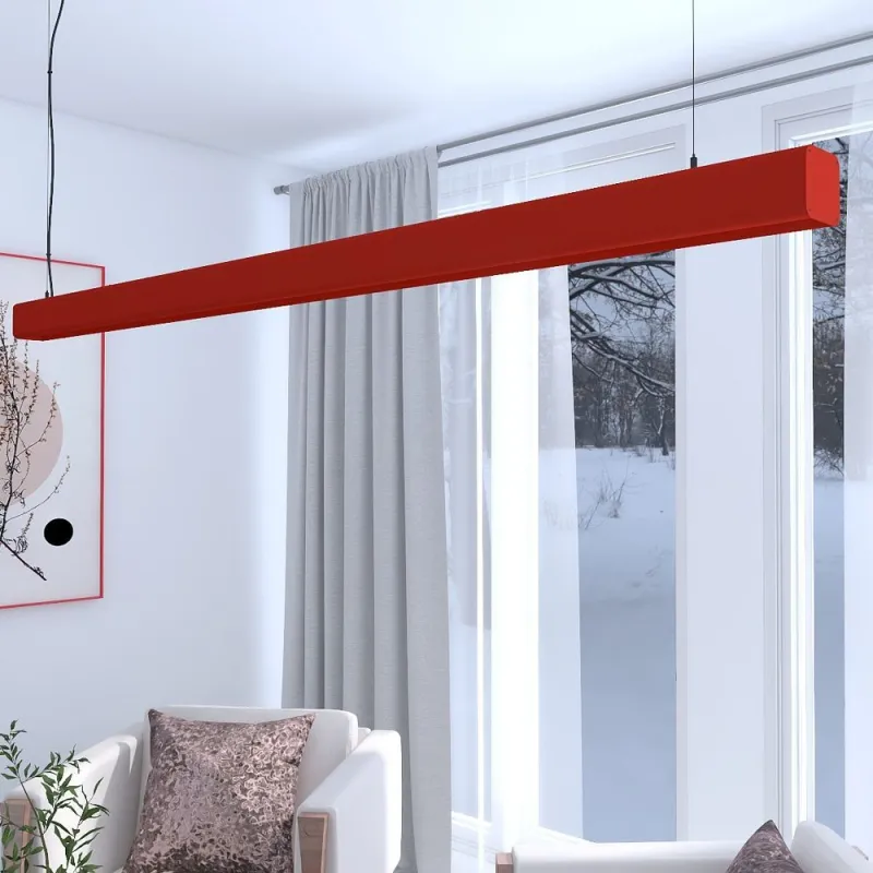 suspension-barre-rouge-profile-led-50cm-100cm-150cm-200cm