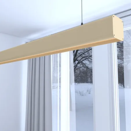 suspension-barre-beige-profile-led-50cm-100cm-150cm-200cm