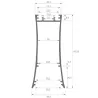 suspension-barre-jaune-profile-led-50cm-100cm-150cm-200cm