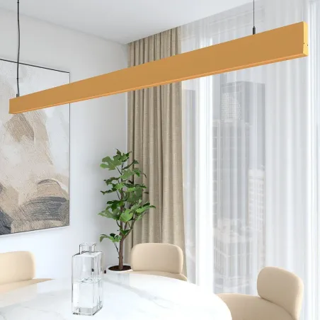 suspension-barre-jaune-profile-led-50cm-100cm-150cm-200cm