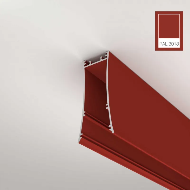 suspension-barre-rouge-profile-led-50cm-100cm-150cm-200cm