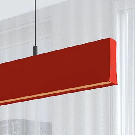 suspension-barre-rouge-profile-led-50cm-100cm-150cm-200cm