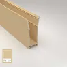 suspension-beige-barre-profile-led-50cm-100cm-150cm-200cm