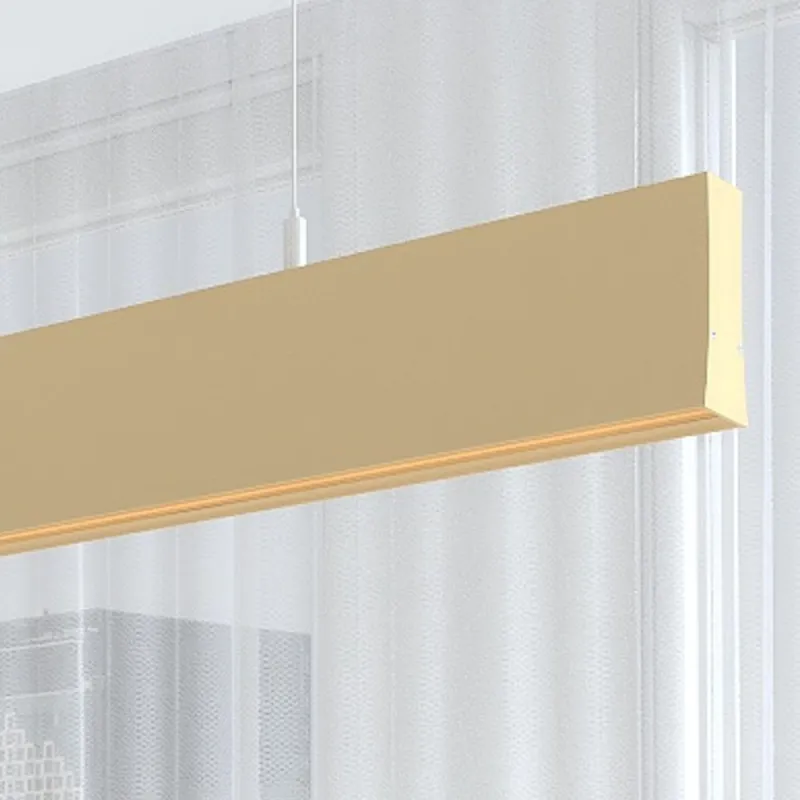suspension-beige-barre-profile-led-50cm-100cm-150cm-200cm