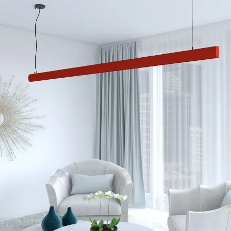 suspension-rouge-barre-profile-led-50cm-100cm-150cm-200cm