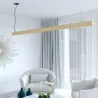 suspension-beige-barre-profile-led-50cm-100cm-150cm-200cm