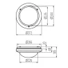 MARC DL-60 Plafonnier hublot applique étanche ip54