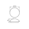 Plafonnier applique culot e27 PLAFMIN