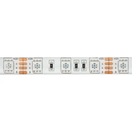 Ruban strip led 12v-5m-ip20-rgb multi couleurs