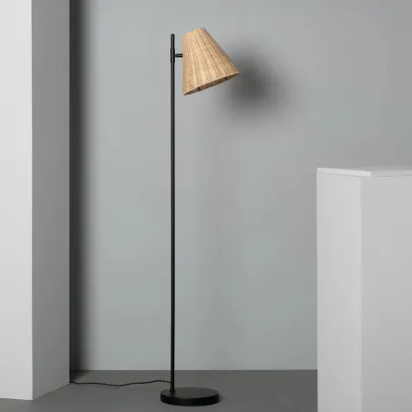 lampadaire-sur-pied-abat-jour-rotin-culot-e27-pied-blanc