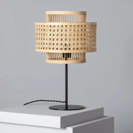 lampe-de-table-bambou-culot-e27-style-cage