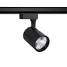 Spot led 20w noir rail monophasé 1 allumage boutiques commerces