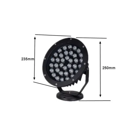 projecteur-spot-36w-led-rgb-220v-ip67-sur-pied-inox-jardin-rocaille-et-massif