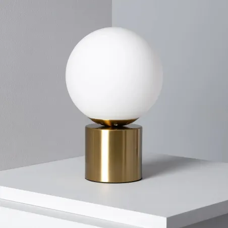 lampe-a-poser-metal-dore-et-boule-culot-e14