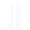 applique-led-6w-dore-60cm-680-lumens-3000k