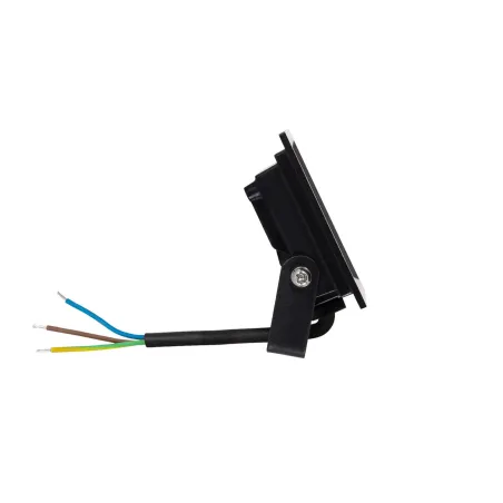 Projecteur led 10W noir extra plat ip65-1000 lumens etanche exterieur rocaille jardin