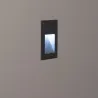 Spot de balisage 3w LED vertical d'escalier mur encastrable rectangle gris