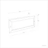 applique exterieur rectangle grille noir interieur-culot e27-ip54-220v-balisage