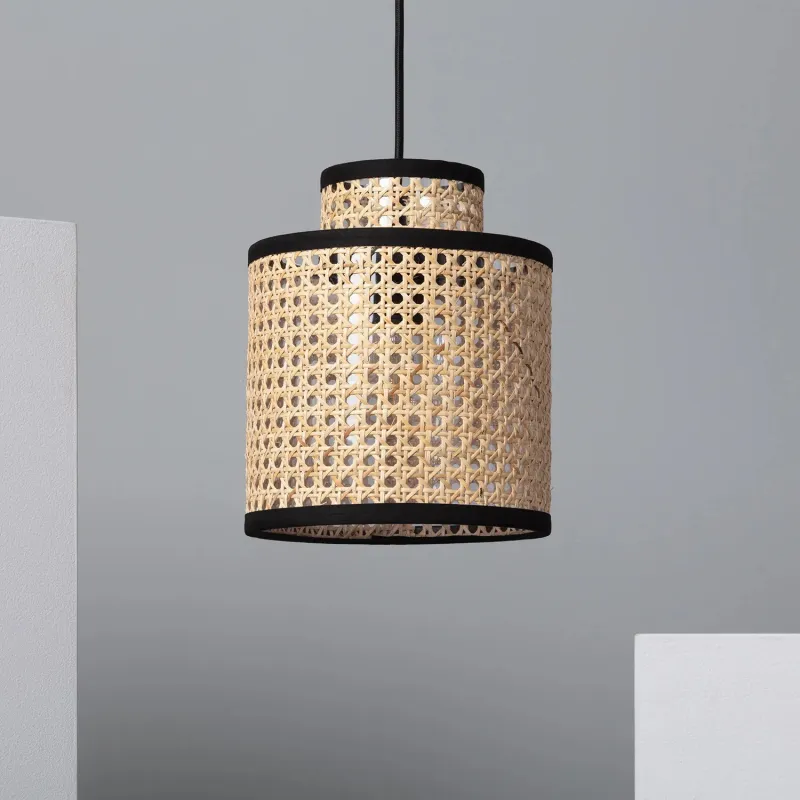 suspension-luminaire-suspendu-rotin-marron-culot-e27