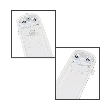 MEKONG TUBE ETANCHE TUBE LED 1200 X2 PHASE NEUTRE MEME COTE (X6)