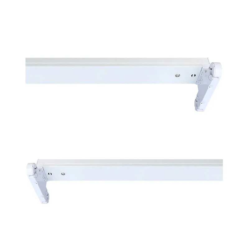 T8 SUPPORT DOUBLE TUBES 1500MM BLC L N DEUX COTE