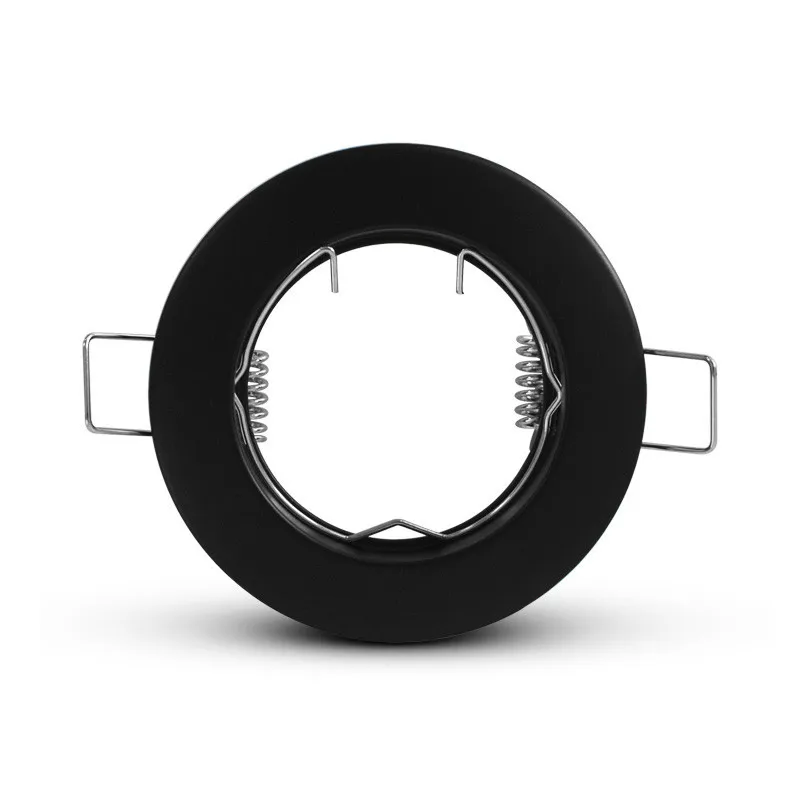SUPPORT DE SPOT ROND NOIR 77 mm