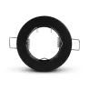 SUPPORT DE SPOT ROND NOIR 77 mm