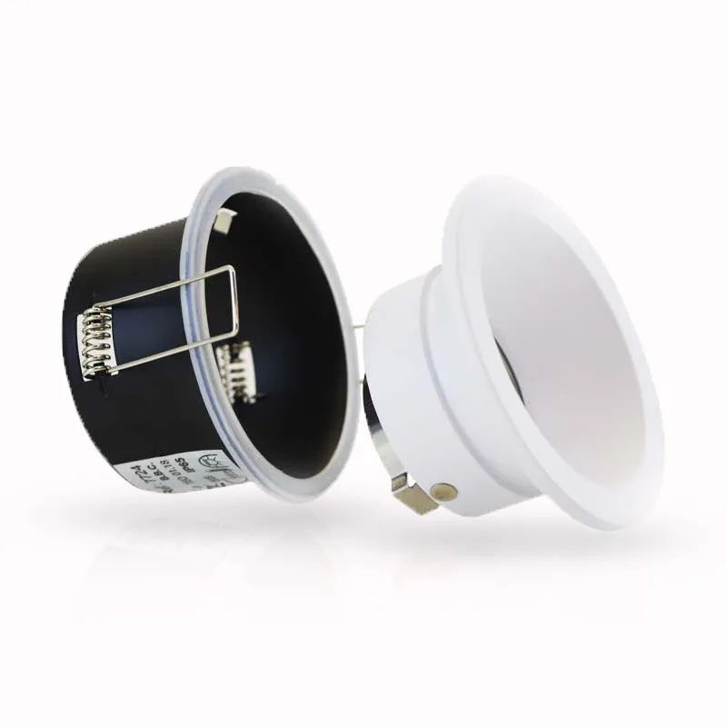 SUPPORT DE SPOT BBC  ROND BLANC FIXE BASSE LUMINANCE 85 mm