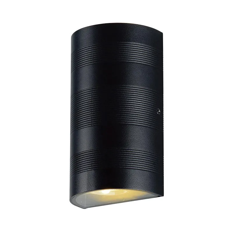 APPLIQUE MURALE LED 2X5 W CYLINDRIQUE 4000K GRIS ANTHRACITE IP54