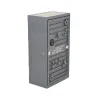 APPLIQUE MURALE LED 2X5 W RECTANGULAIRE 3000K GRIS ANTHRACITE IP54