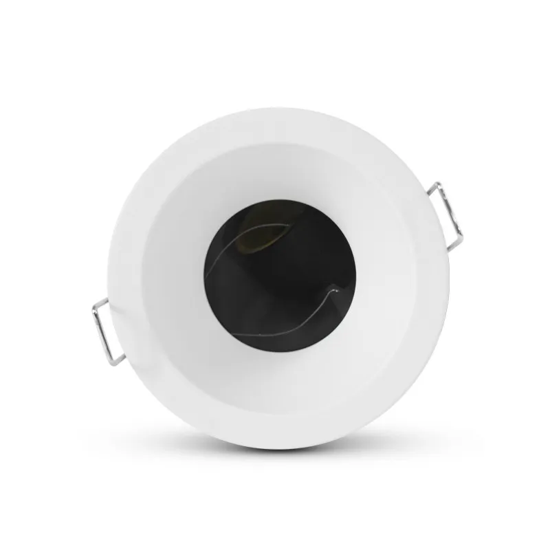 SUPPORT DE SPOT BBC  ROND BLANC  FIXE IP65 basse luminance