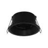 SUPPORT DE SPOT  ROND    NOIR ROTATIF BASSE LUMINANCE ORIENTABLE 85mm