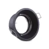 SUPPORT DE SPOT  ROND    NOIR ROTATIF BASSE LUMINANCE ORIENTABLE 85mm