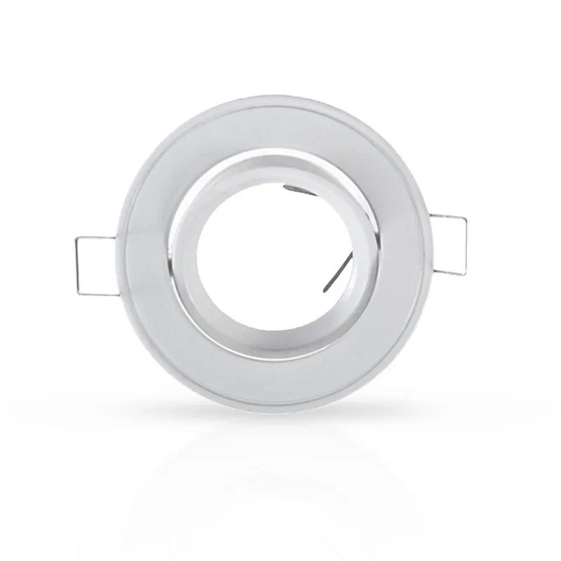 SUPPORT DE SPOT ROND BLANC ORIENTABLE 86 mm