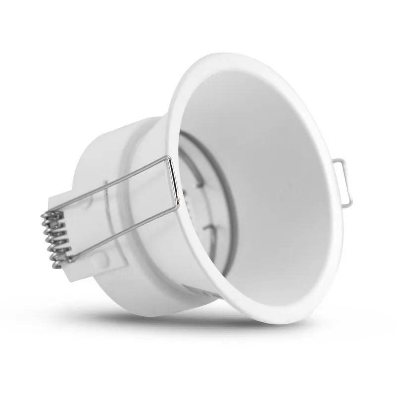 SUPPORT DE SPOT  ROND BLANC ROTATIF BASSE LUMINANCE 82mm